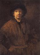 REMBRANDT Harmenszoon van Rijn The Large Self-Portrait Spain oil painting reproduction